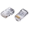 Weltron Cat6 Modular Rj45 Male Connector Package 44-751-8LB6N